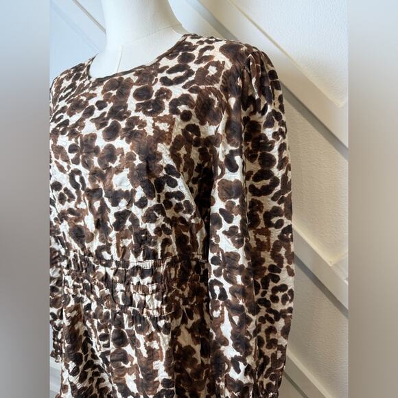 Baum und Pferdgarten Animal Print Arlette Fit-&-Flare Mini Dress Size EU 38 US 8 - Picture 4 of 14